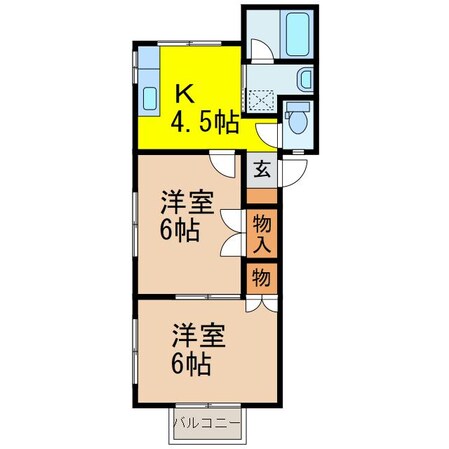 クレールハイムの物件間取画像